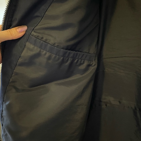 3/$30 Claiborne Men jacket Coat Bomber, a Zipper handle on pocket broken XL - Picture 4 of 9